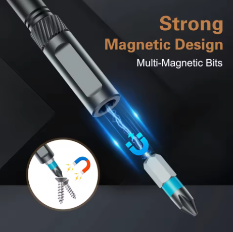 Set di Cacciaviti Magnetici 24 in 1 con Cricchetto – Kit Professionale per Riparazioni di Precisione