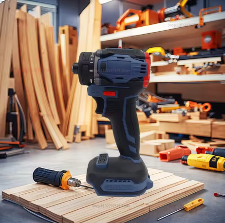 Trapano Avvitatore Elettrico Senza Spazzole 18V – Doppia Velocità con Luce LED e Design Compatto