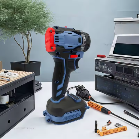 Trapano Avvitatore Elettrico Senza Spazzole 18V – Doppia Velocità con Luce LED e Design Compatto